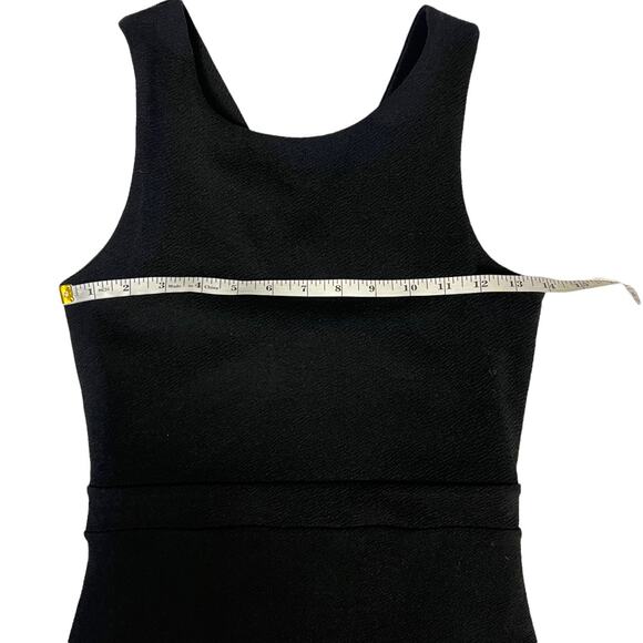 Pookie & Sebastian Dress Twist Back Cutout Solid Black Sleeveless Women's Small - Picture 6 of 11